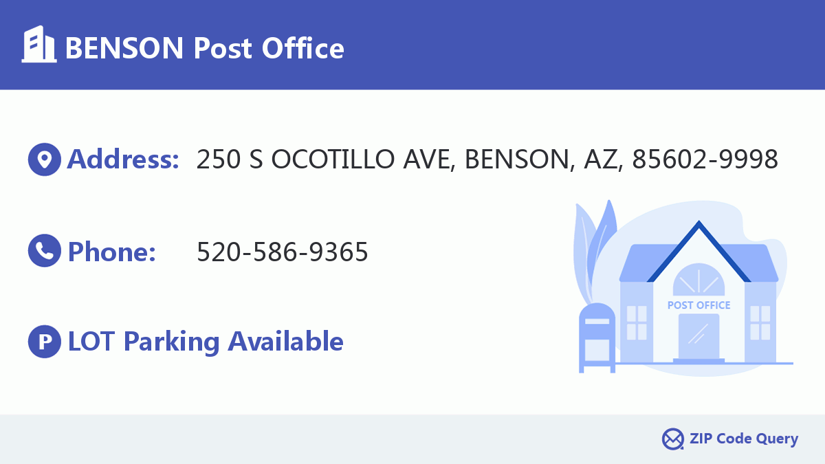 Post Office:BENSON