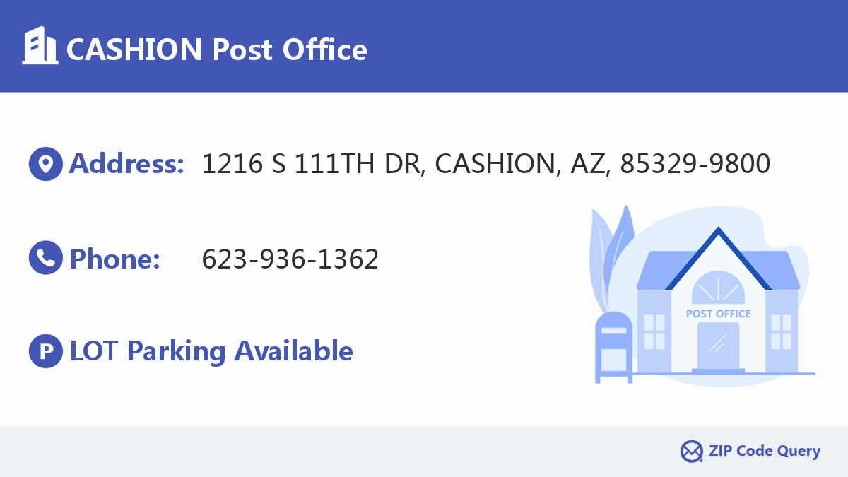 Post Office:CASHION