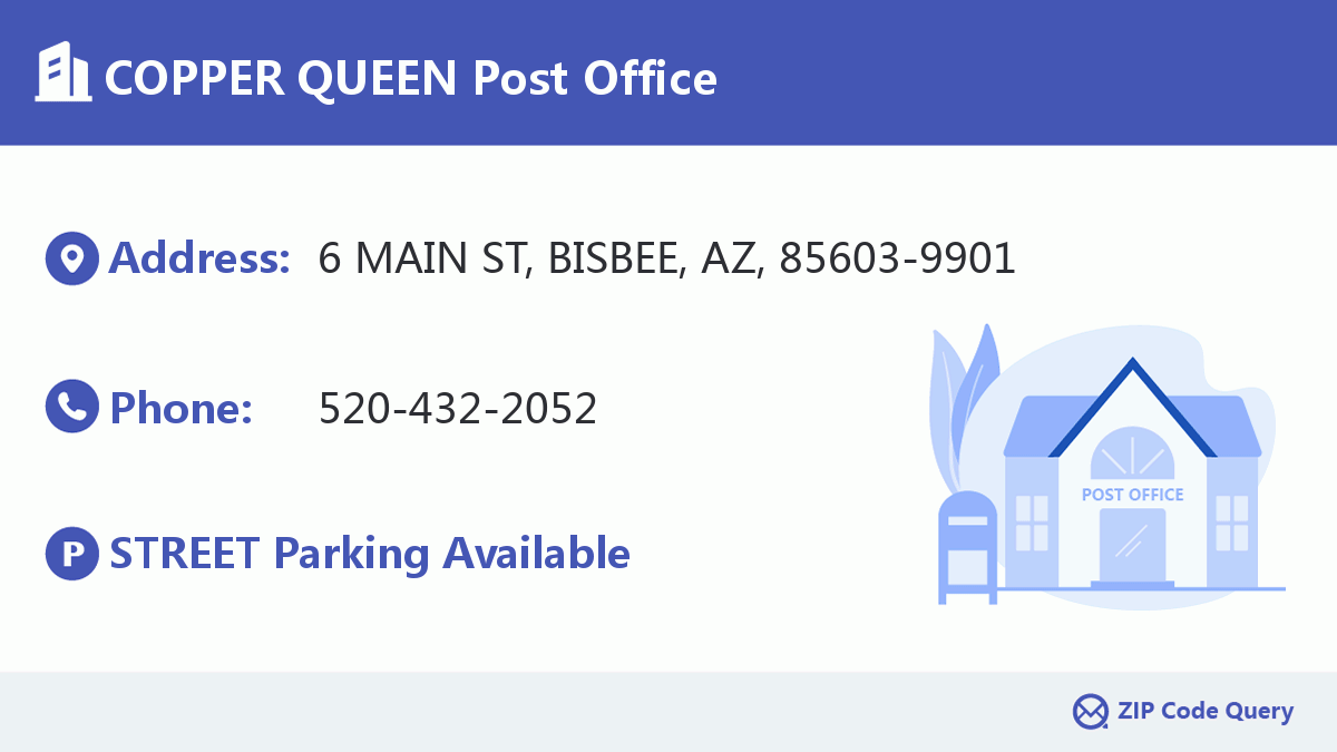 Post Office:COPPER QUEEN