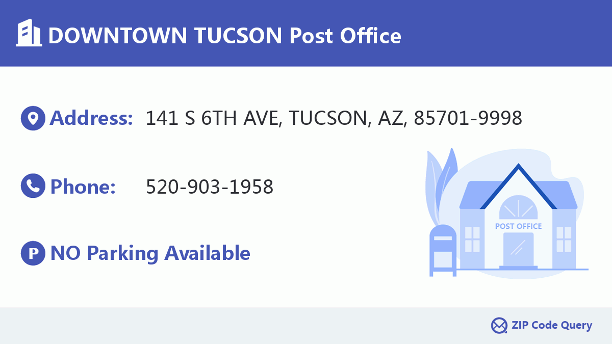 Post Office:DOWNTOWN TUCSON