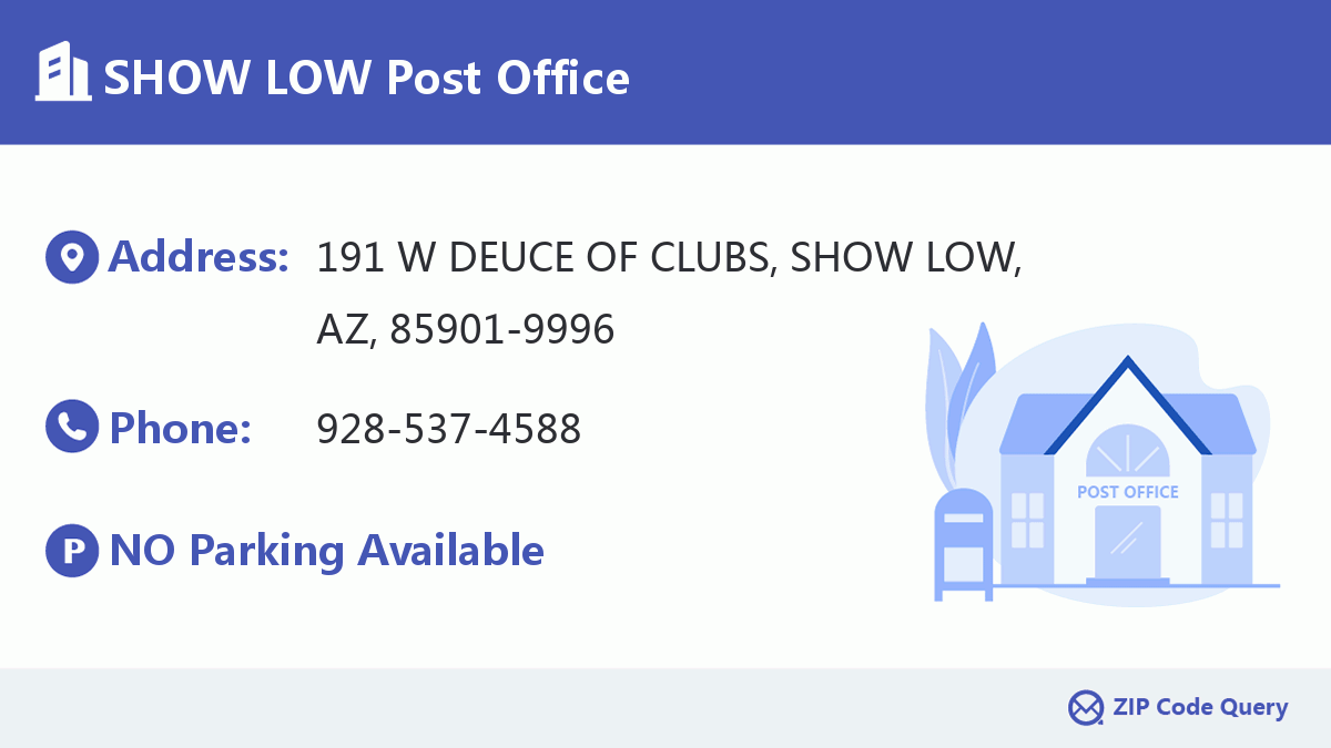Post Office:SHOW LOW