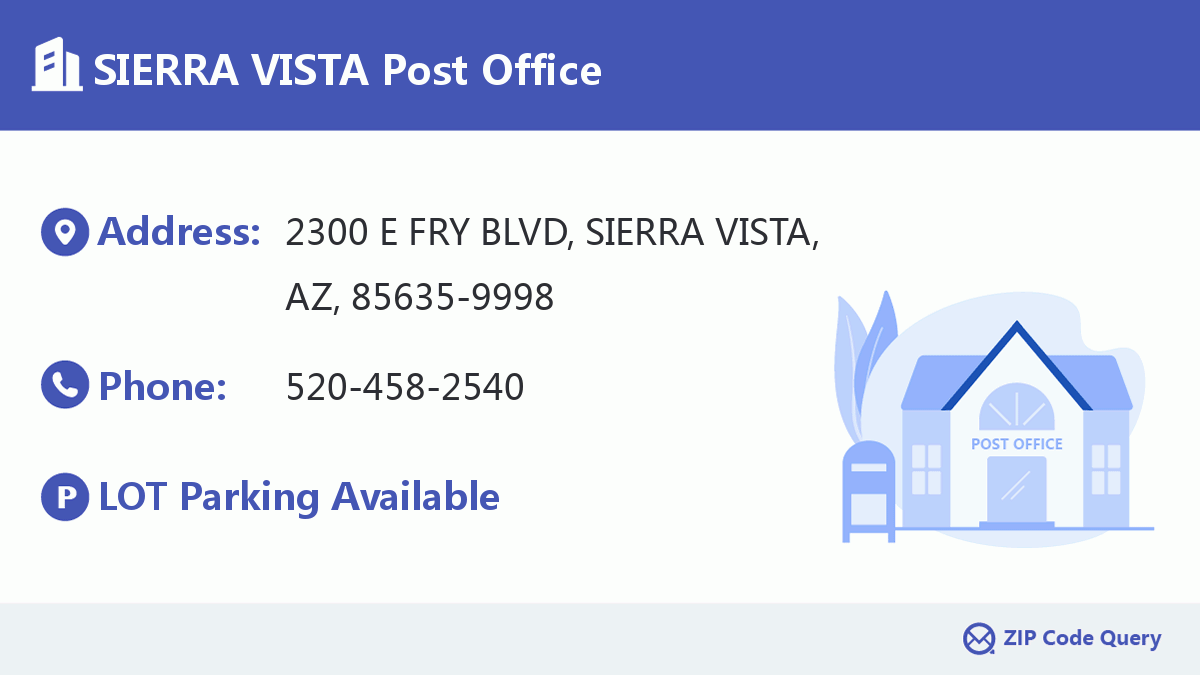Post Office:SIERRA VISTA