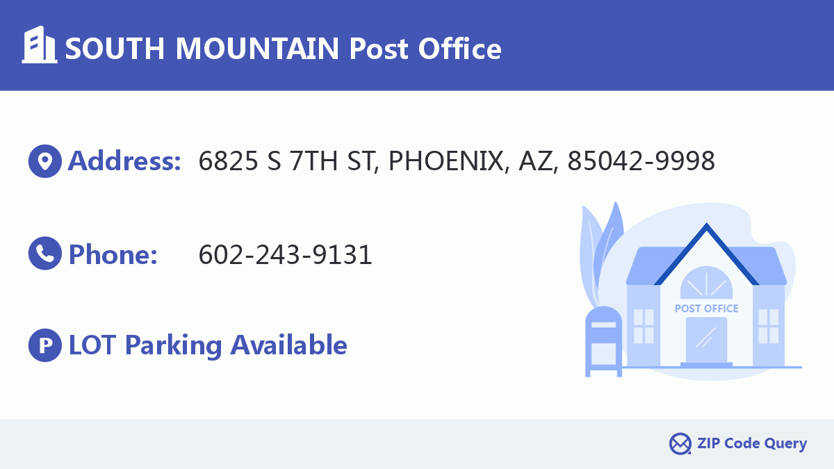 Post Office:SOUTH MOUNTAIN