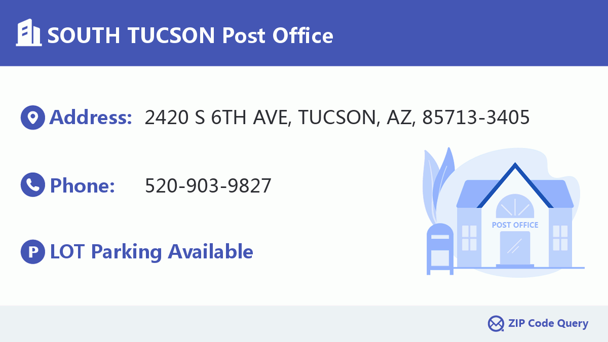 Post Office:SOUTH TUCSON