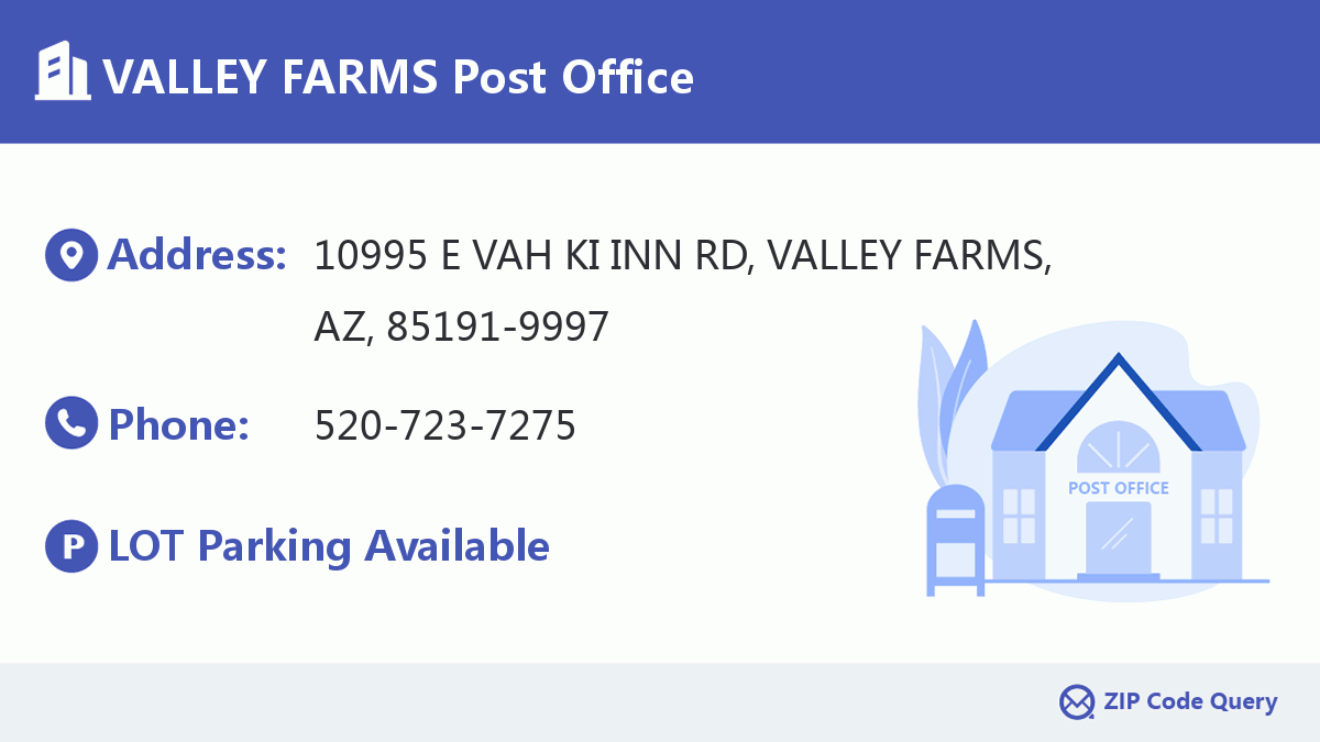 Post Office:VALLEY FARMS